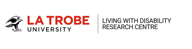 LATROBE University logo - Living with Disability Research Centre